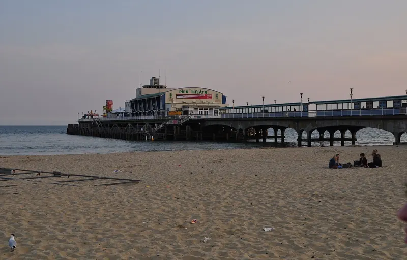 Bournemouth Pier and beach