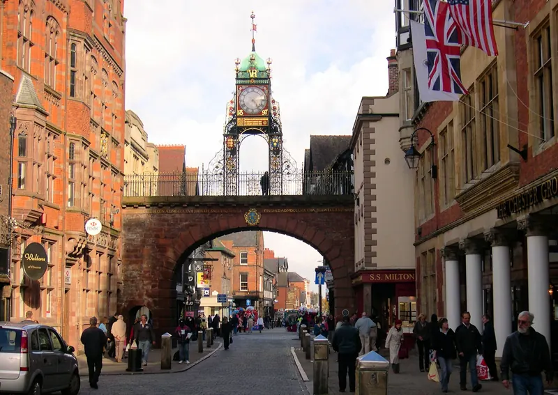 The Eastgate Clock in Chester