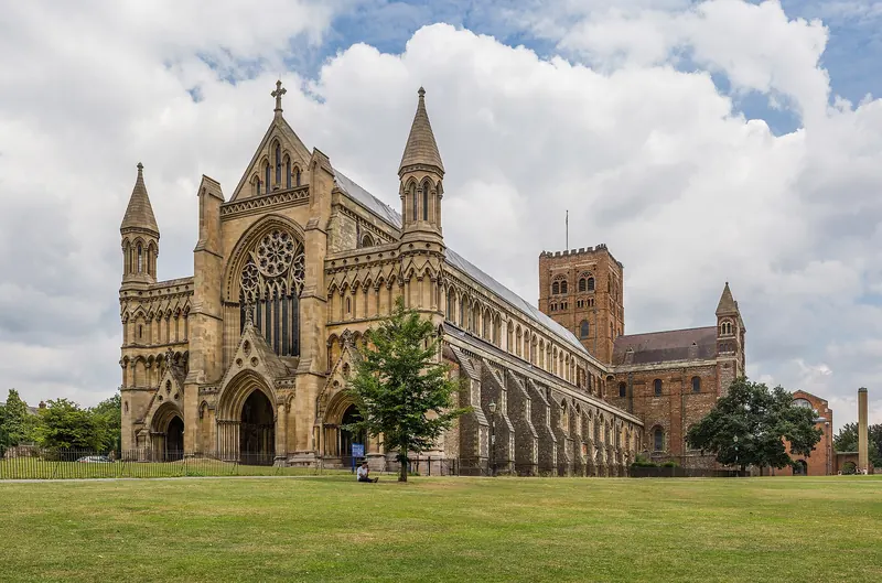 St Albans Cathedral from the west