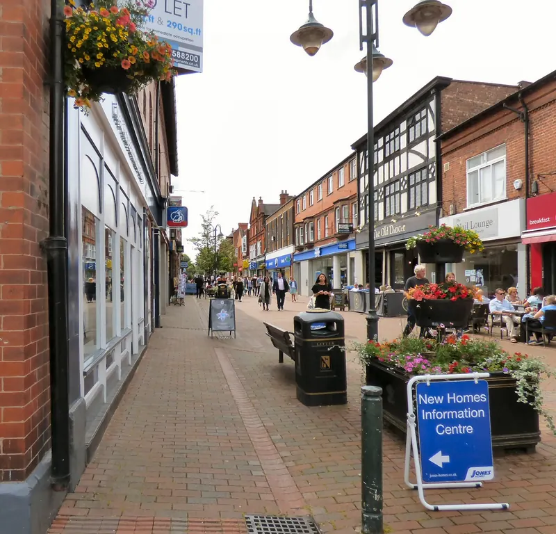 Grove Street in Wilmslow town centre